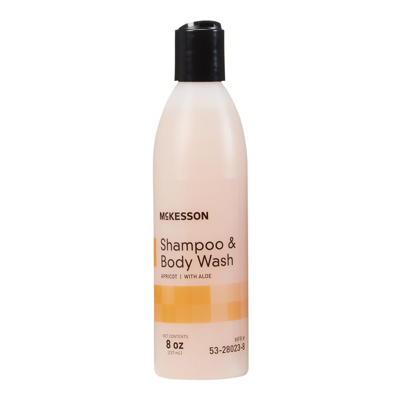 Shampoo and Body Wash McKesson 8 oz. Flip Top Bottle Apricot Scent 877031 - 53-28023-8 877031 – 53-28023-8 - Image 2