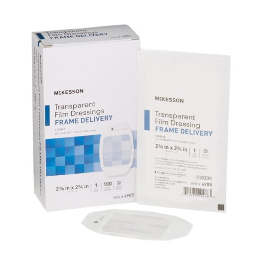 Transparent Film Dressing McKesson Octagon 2-3/8 X 2-3/4 Inch Frame Style Delivery Without Label Sterile 886408 - 4985 886408 – 4985