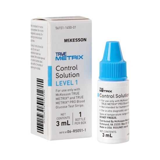Blood Glucose Control Solution McKesson TRUE METRIX® Blood Glucose Testing 3 mL Level 1 960304 - 06-R5051-1 960304 – 06-R5051-1