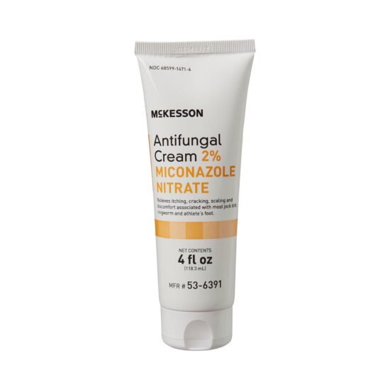 Antifungal McKesson Brand 2% Strength Cream 4 oz. Tube 997140 - 53-6391 997140 – 53-6391